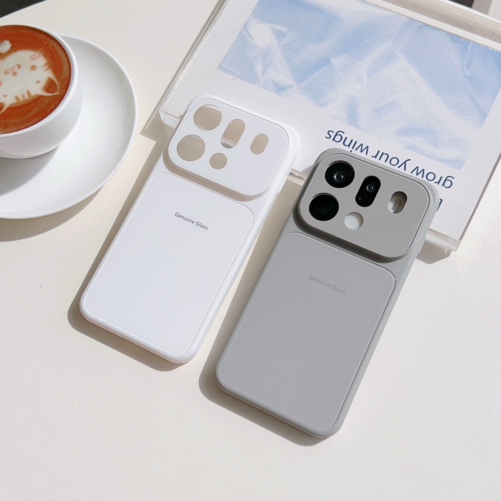 Phone Cases Oppo - Casing Ponsel Kaca Macaron Matte Warna