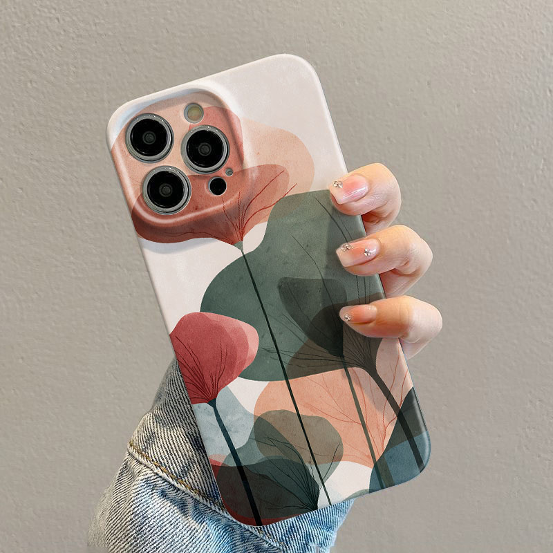 Phone Cases Like Loopy - Casing Daun Seni Alam untuk iPhone