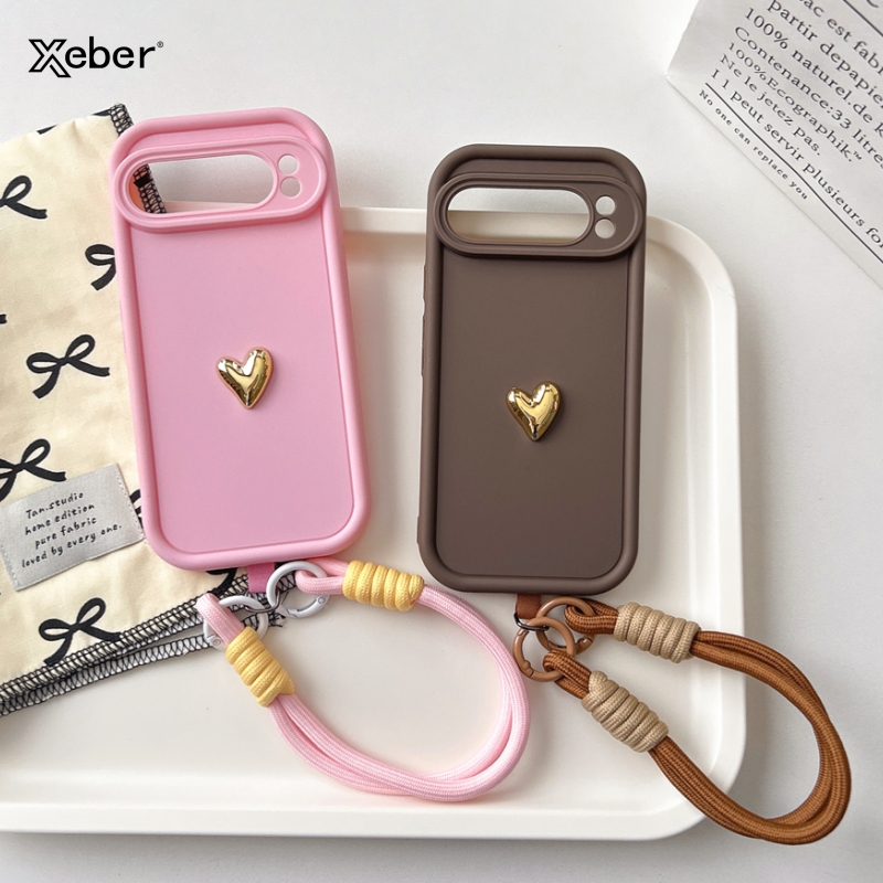 Phone Cases Google Pixel 7 - Casing Ponsel Tali Hati Cinta 3D