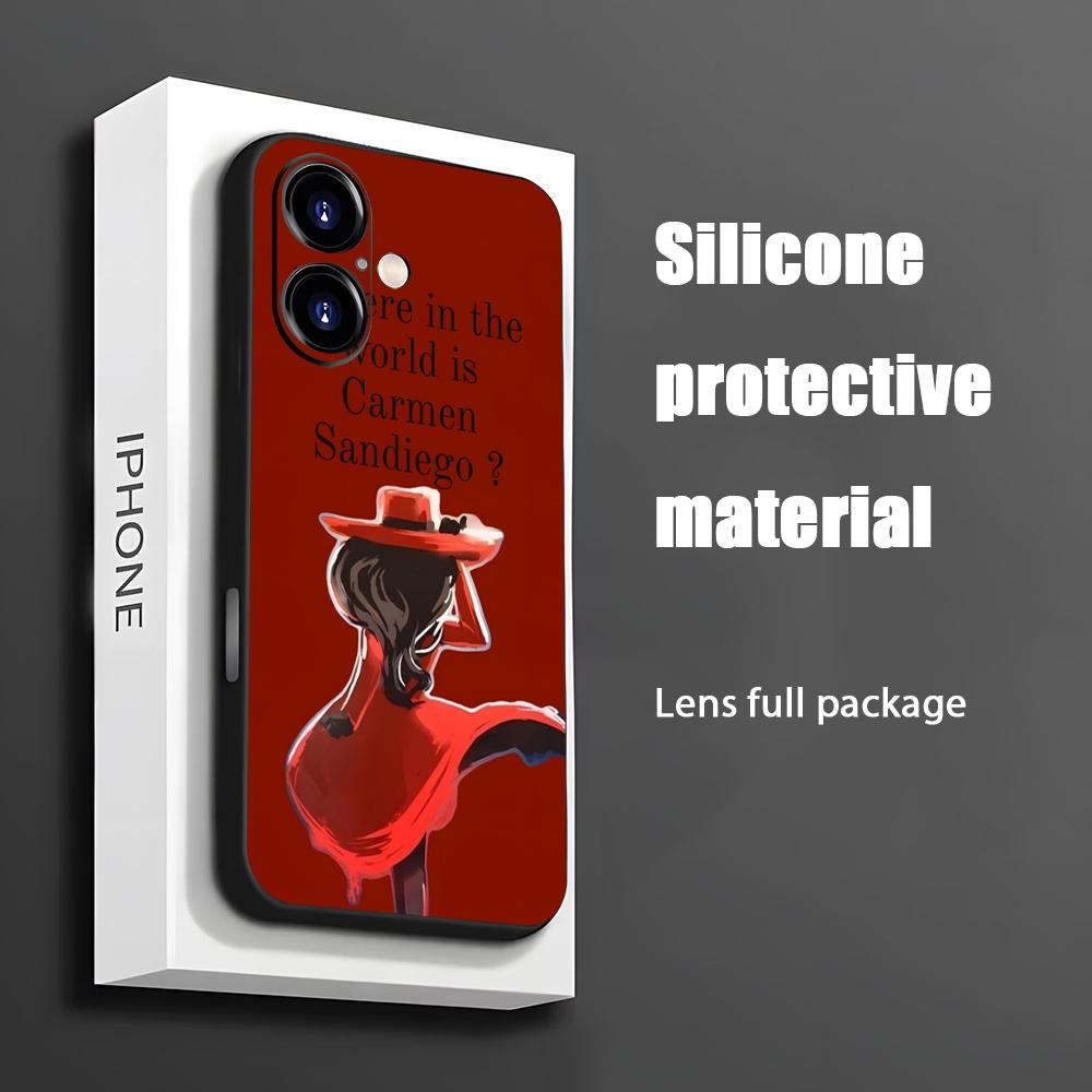 Phone Cases Like Loopy - Casing Ponsel Kartun Carmen Sandiego Populer