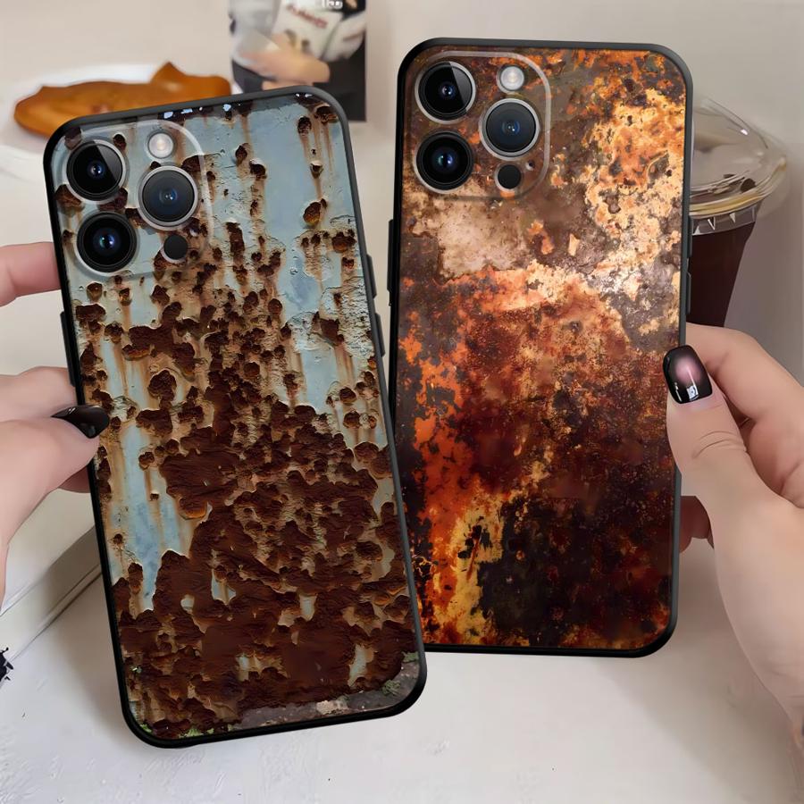 Phone Cases Like Loopy - Casing Desain Retro Rust untuk iPhone