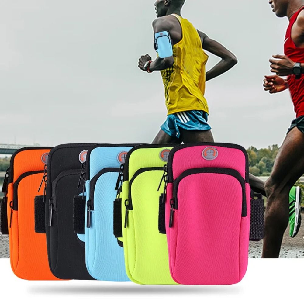 Phone Cases Green - Casing Ponsel Gelang Olahraga Neoprene Tahan