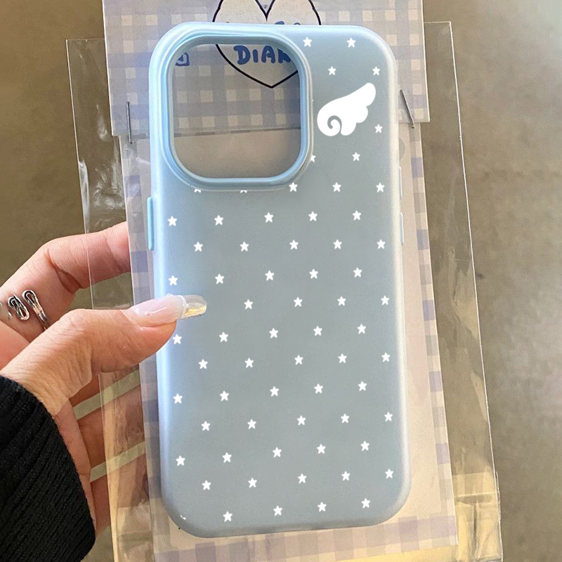 Phone Cases Xiaomi 14 - Casing Ponsel 2IN1 Sayap Bidadari Estetika