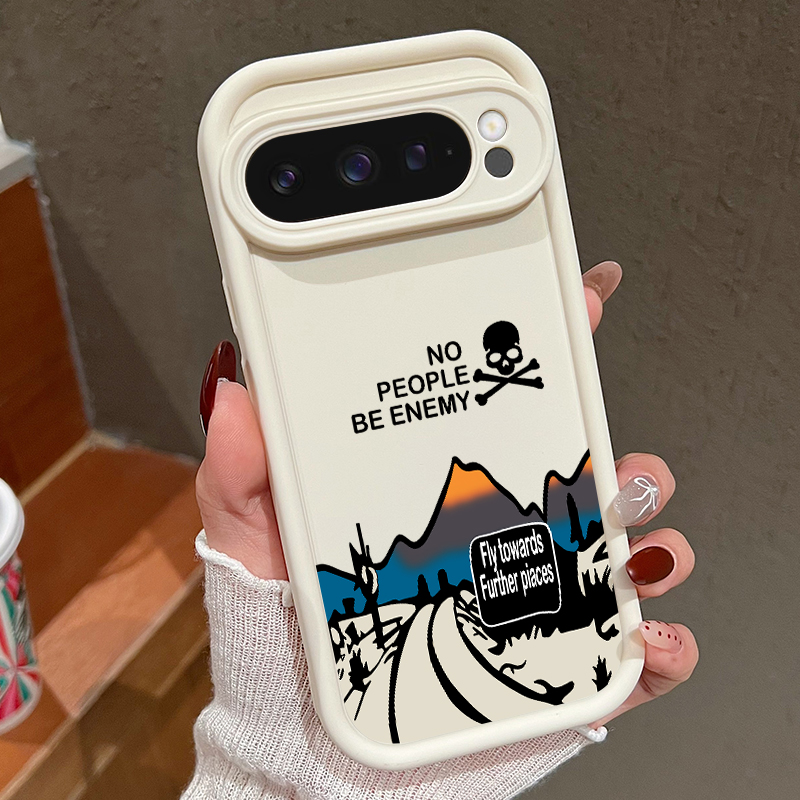Phone Cases Google Pixel 7 - Casing Ponsel Bermotif Jalan Gunung untuk
