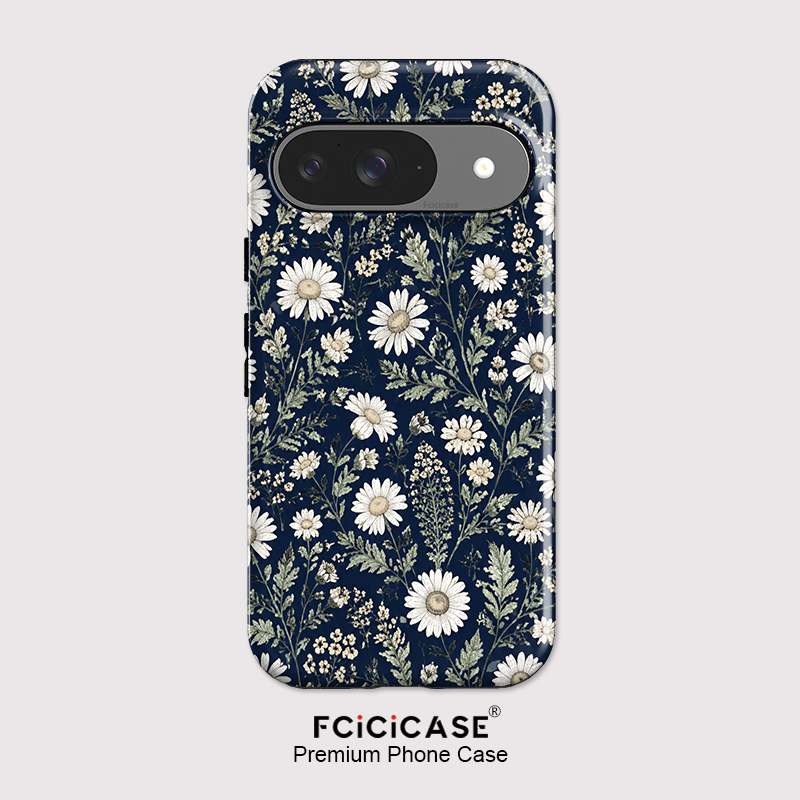 Google Pixel 9 - Casing Ponsel Pola Bunga Fcicicase untuk