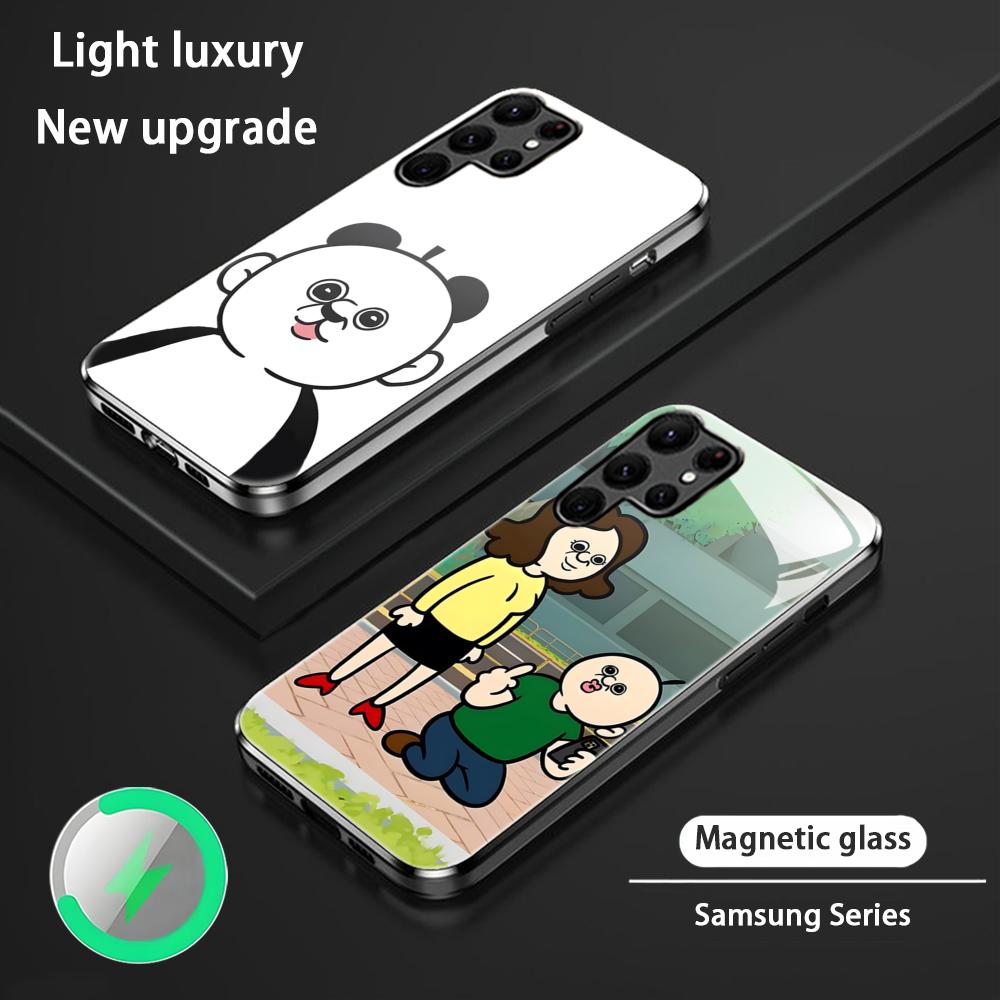 Phone Cases Magnetic - Casing Ponsel Kehidupan Sehari-hari Kartun Bbangbbang