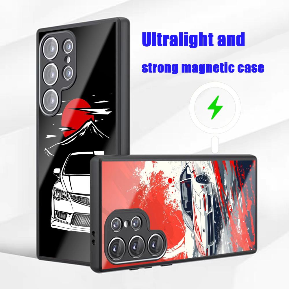 Phone Cases Magnetic - Casing HP Sport Car JDM untuk