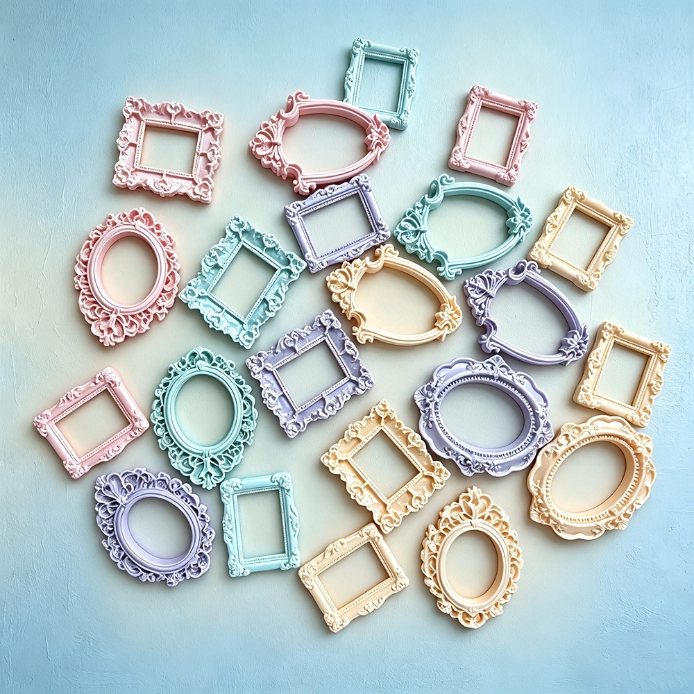 Phone Cases Vintage - 5Pcs Aksesoris Bingkai Resin Mini Vintage