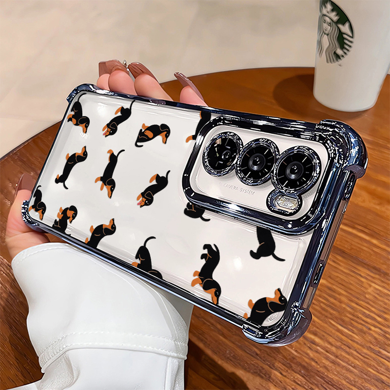 Phone Cases Oppo - Casing Ponsel Motif Kartun Dachshund Untuk