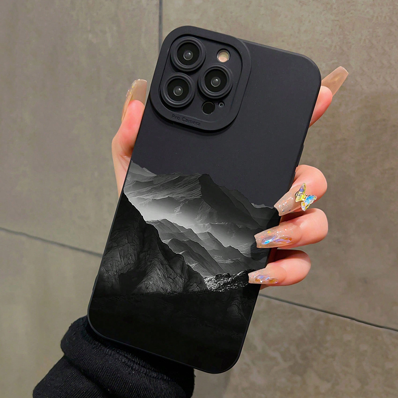 Phone Cases Xiaomi 14 - Casing Ponsel Silikon Desain INS Gunung