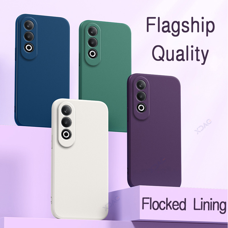 Phone Cases Oppo - Casing Ponsel Silikon Cair Persegi Asli