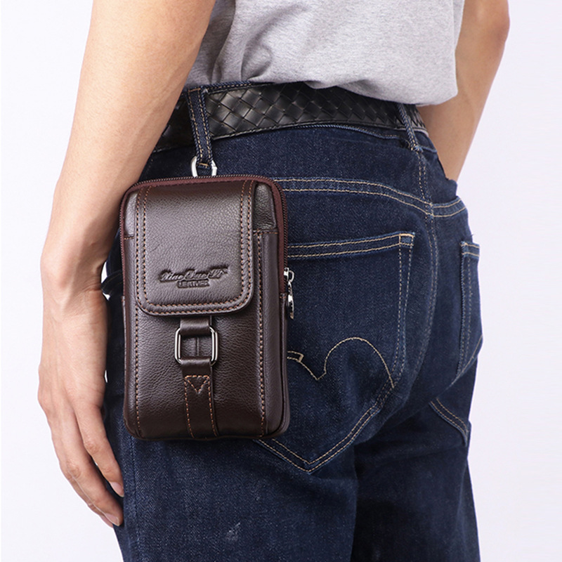 Tas selempang kulit asli pria, - Phone Cases Men ulasan dan harga