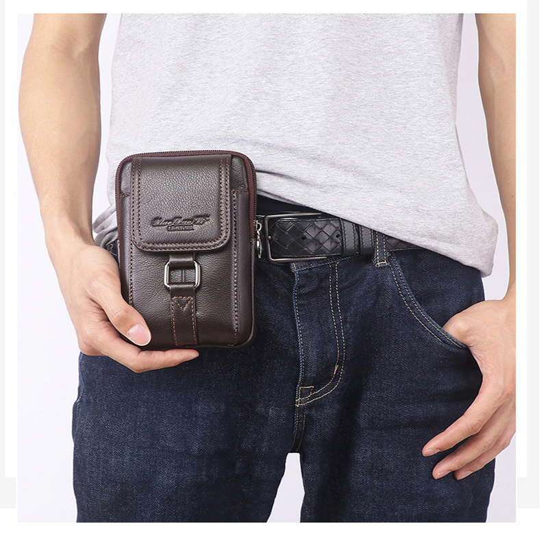 Tas selempang kulit asli pria, - Phone Cases Men ulasan dan harga
