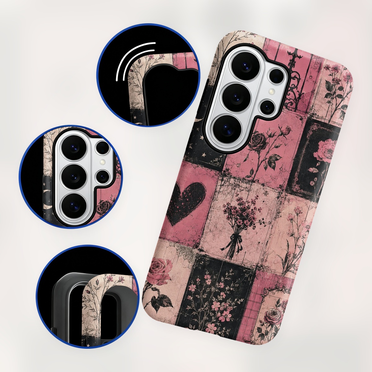 Casing Ponsel 2-in-1 Berlapis  - Phone Cases Vintage ulasan dan harga