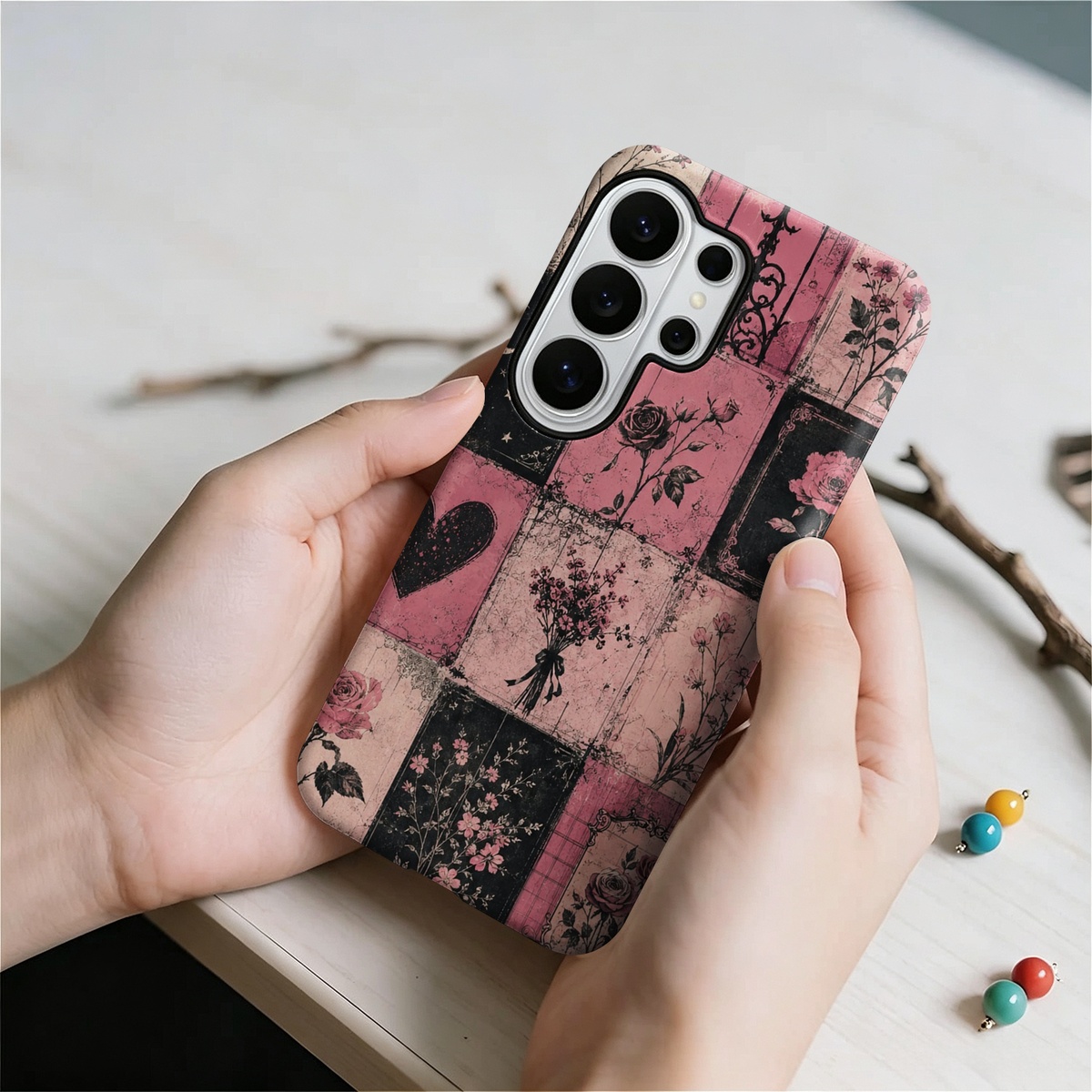 Casing Ponsel 2-in-1 Berlapis  - Phone Cases Vintage ulasan dan harga