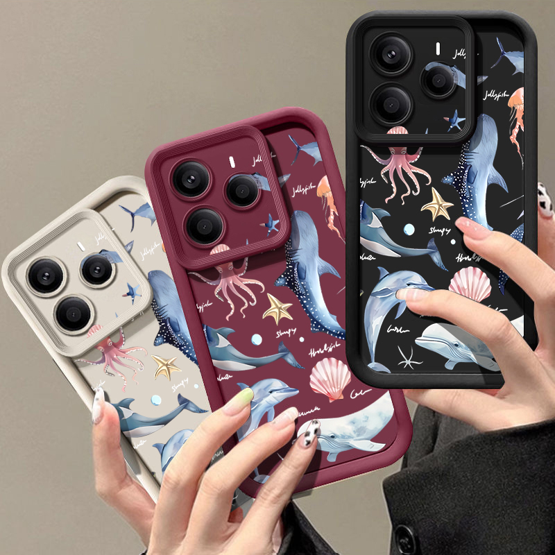 Casing Lembut Bermotif Lumba-l - Phone Cases Xiaomi 14 ulasan dan harga