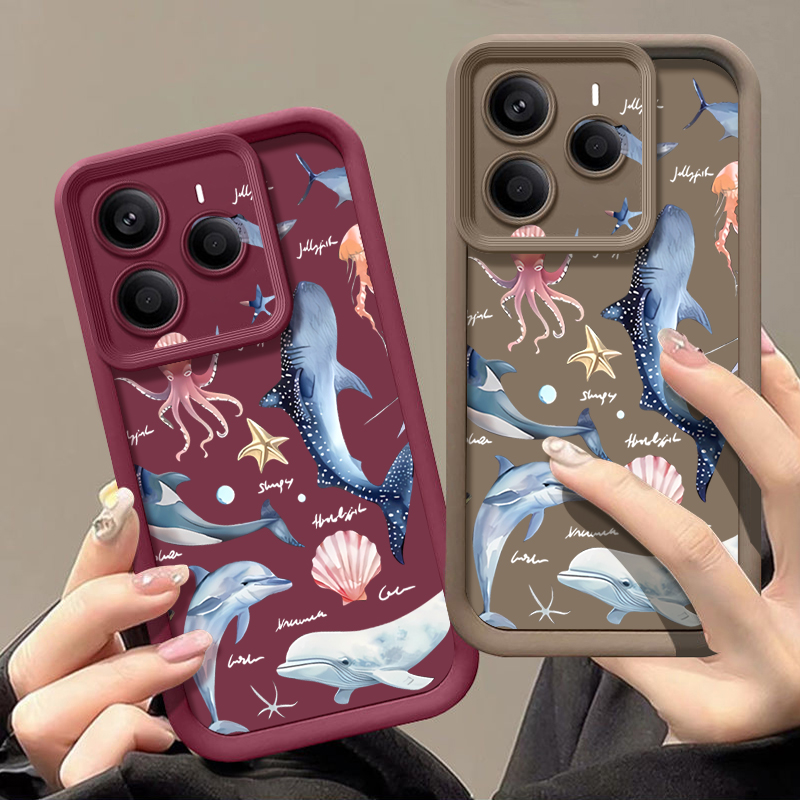 Casing Lembut Bermotif Lumba-l - Phone Cases Xiaomi 14 ulasan dan harga