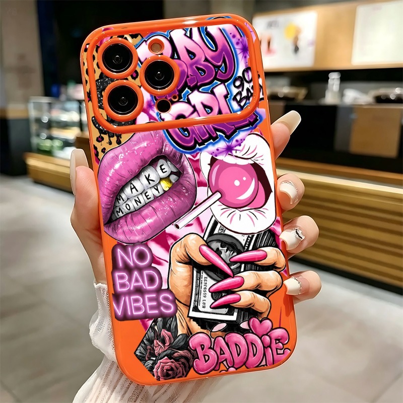 Casing Ponsel Motif Grafiti Bi - Phone Cases Cool Girl ulasan dan harga