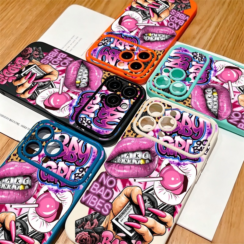 Casing Ponsel Motif Grafiti Bi - Phone Cases Cool Girl ulasan dan harga