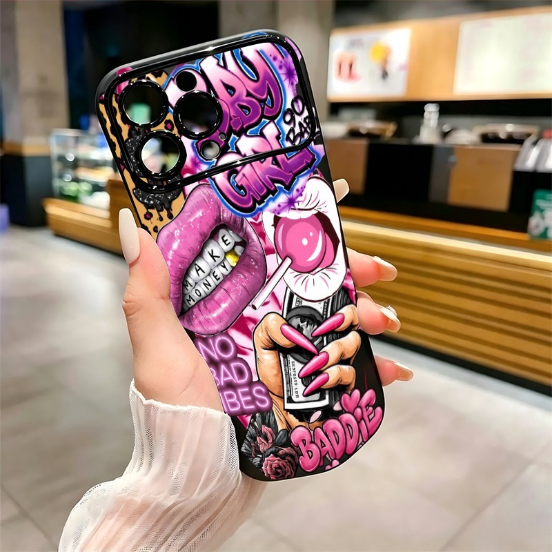 Casing Ponsel Motif Grafiti Bi - Phone Cases Cool Girl ulasan dan harga