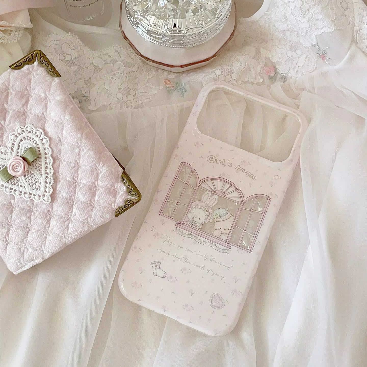 Casing HP Kawaii Bunny Bear Fl - Phone Cases Cool Girl ulasan dan harga