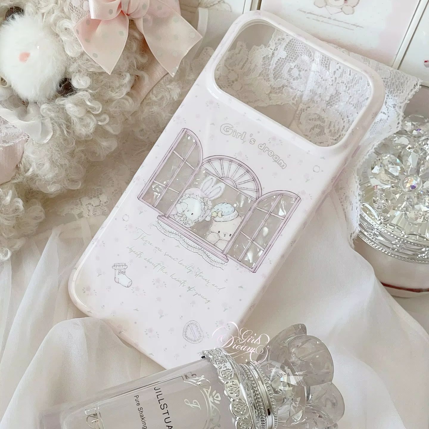 Casing HP Kawaii Bunny Bear Fl - Phone Cases Cool Girl ulasan dan harga