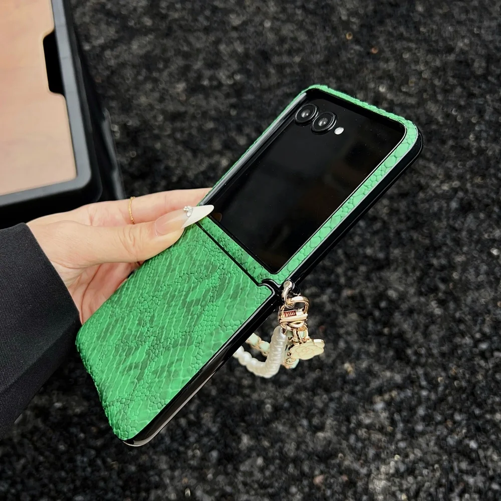 Casing Ponsel Kulit Tekstur Ul - Phone Cases Z Flip 7 ulasan dan harga