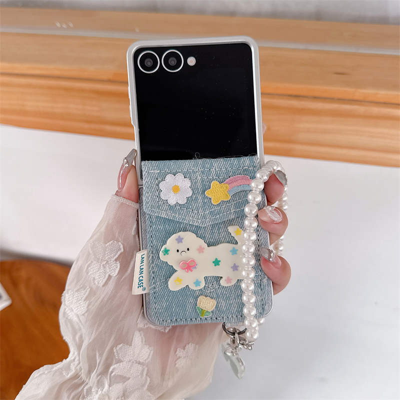 Casing Ponsel Denim Tas Kartu  - Phone Cases Z Flip 7 ulasan dan harga