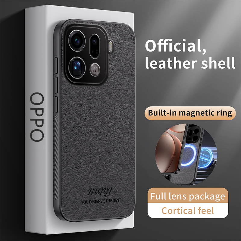 Casing Ponsel Magnetik Kulit M - Phone Cases Oppo ulasan dan harga