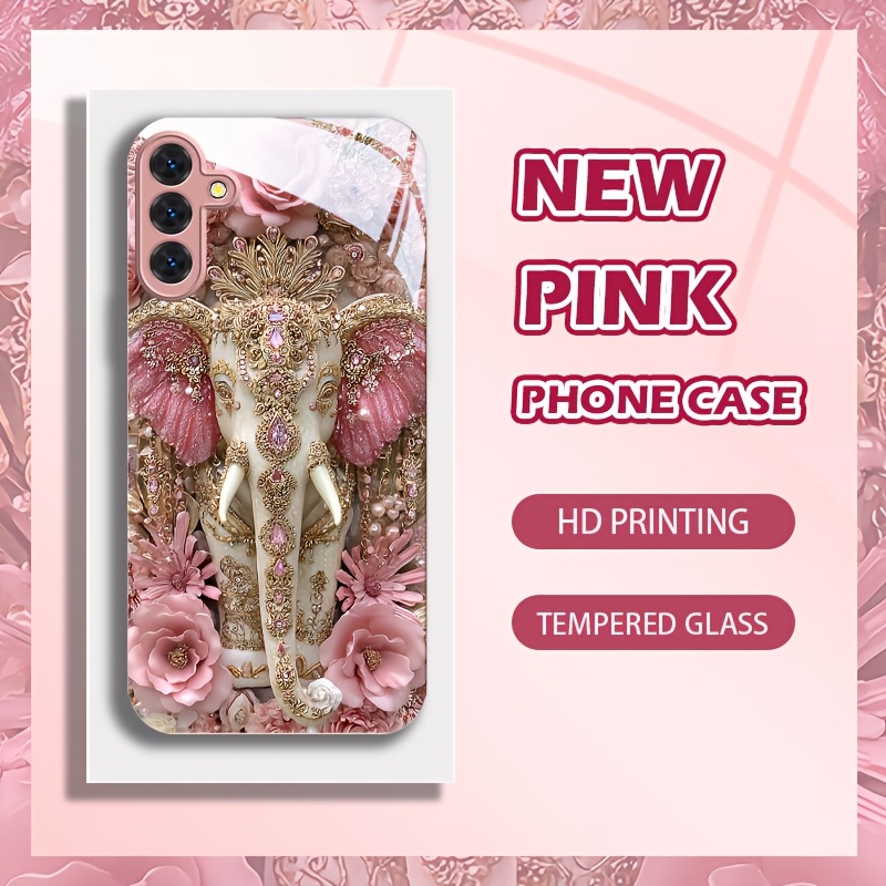 Casing Ponsel Kaca Motif Bunga - Phone Cases Vintage ulasan dan harga