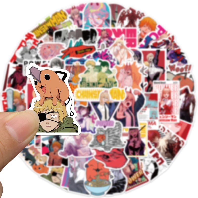 50pcs Stiker Anime Chainsaw Ma - Phone Cases Men ulasan dan harga