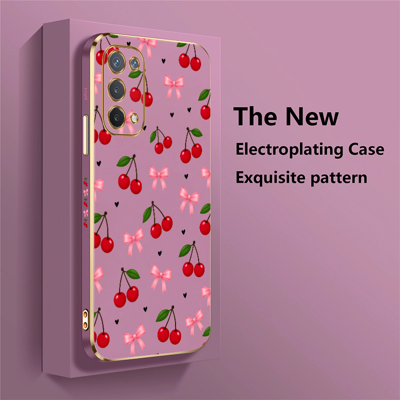 Casing Ponsel Pita Ceri Merah  - Phone Cases Oppo ulasan dan harga