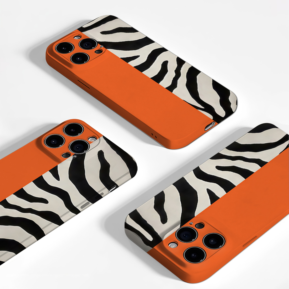 Casing Ponsel Blok Warna Orany - Phone Cases Zebra ulasan dan harga